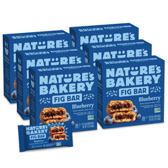 Nature's Bakery Blueberry Whole Wheat Fig Bars twin-pack offers a convenient on-the-go snack.