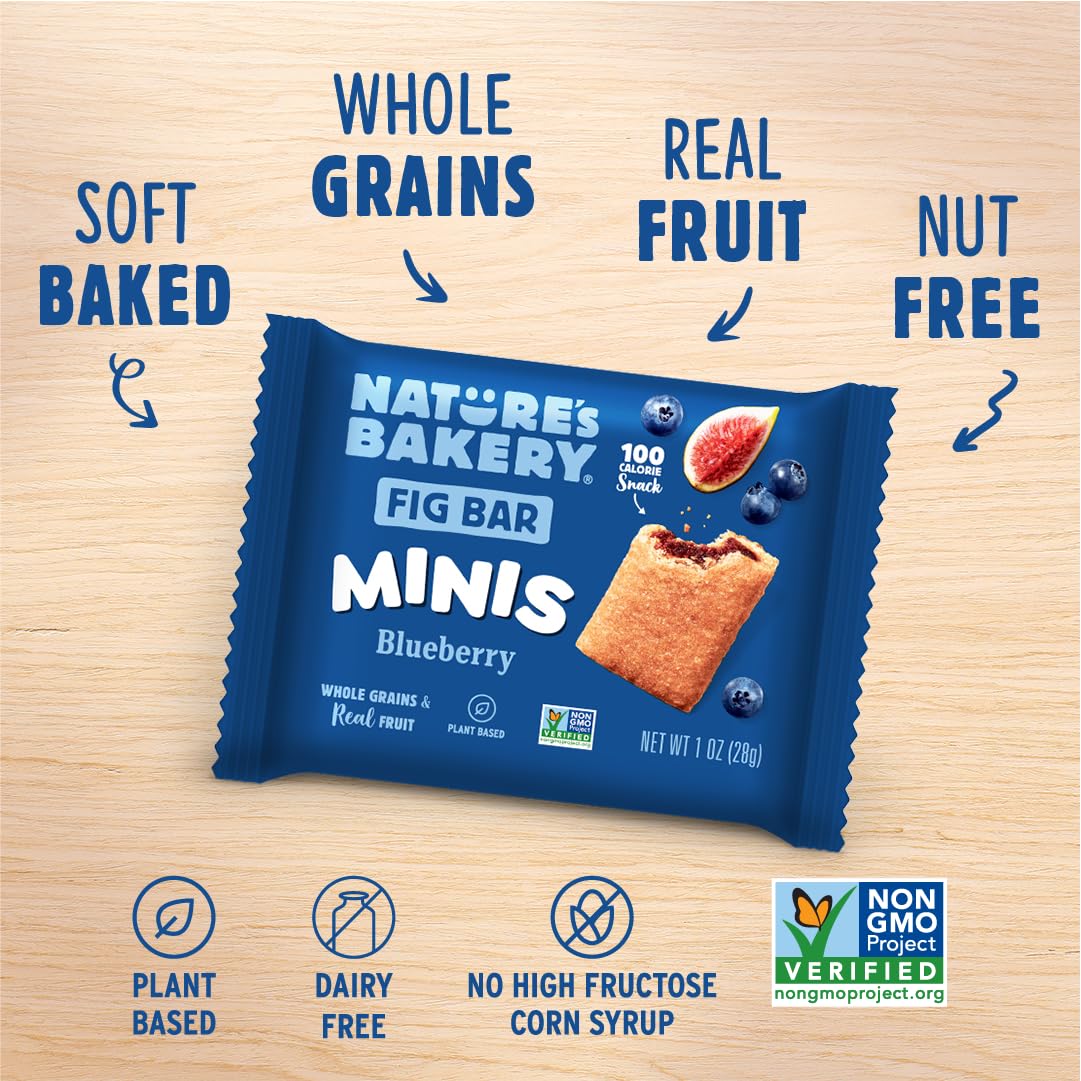 Nature's Bakery Fig Bar Minis Kosher choice for family-friendly lunches.