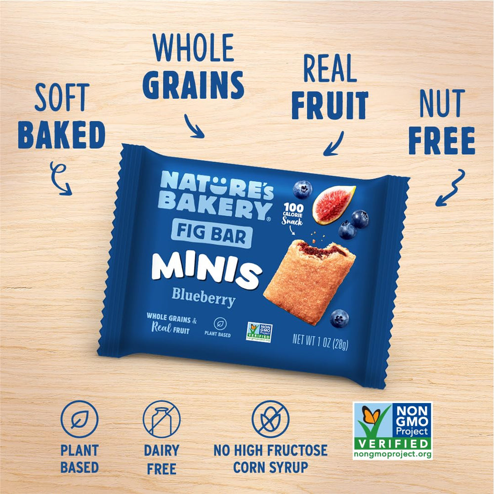 Nature's Bakery Fig Bar Minis Kosher choice for family-friendly lunches.