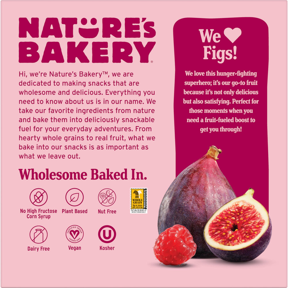 Kid-friendly Raspberry Fig Bar Minis in a pack for school lunches
