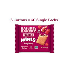 Soft-baked Raspberry Fig Bar Minis texture ready for a bite