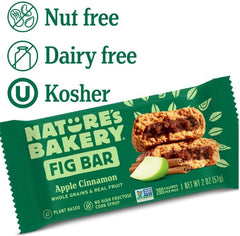 Nature's Bakery Blueberry fig bars with soft-baked texture.