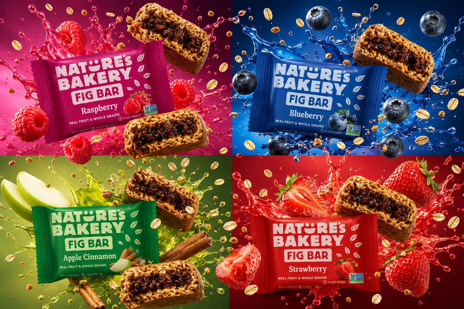 Nature's Bakery Soft-baked texture fig bars highlight for grab-and-go moments