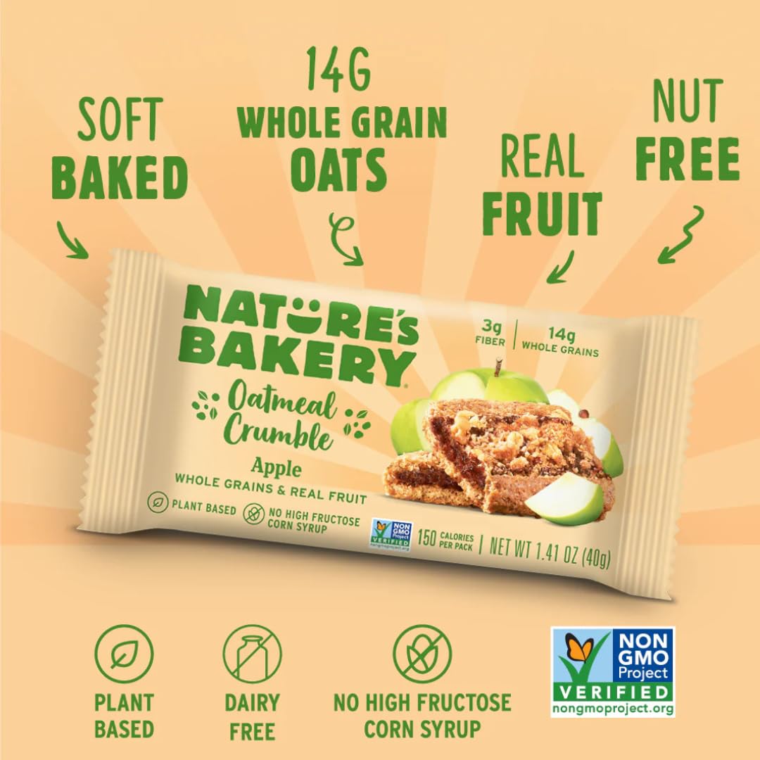 Nature's Bakery fig bars variety pack raspberry flavor, great for a quick energy pick-me-up