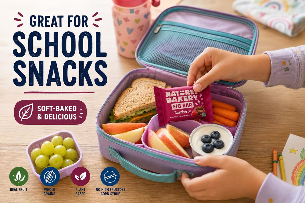 Nature's Bakery Raspberry fig bars, perfect lunchbox snack