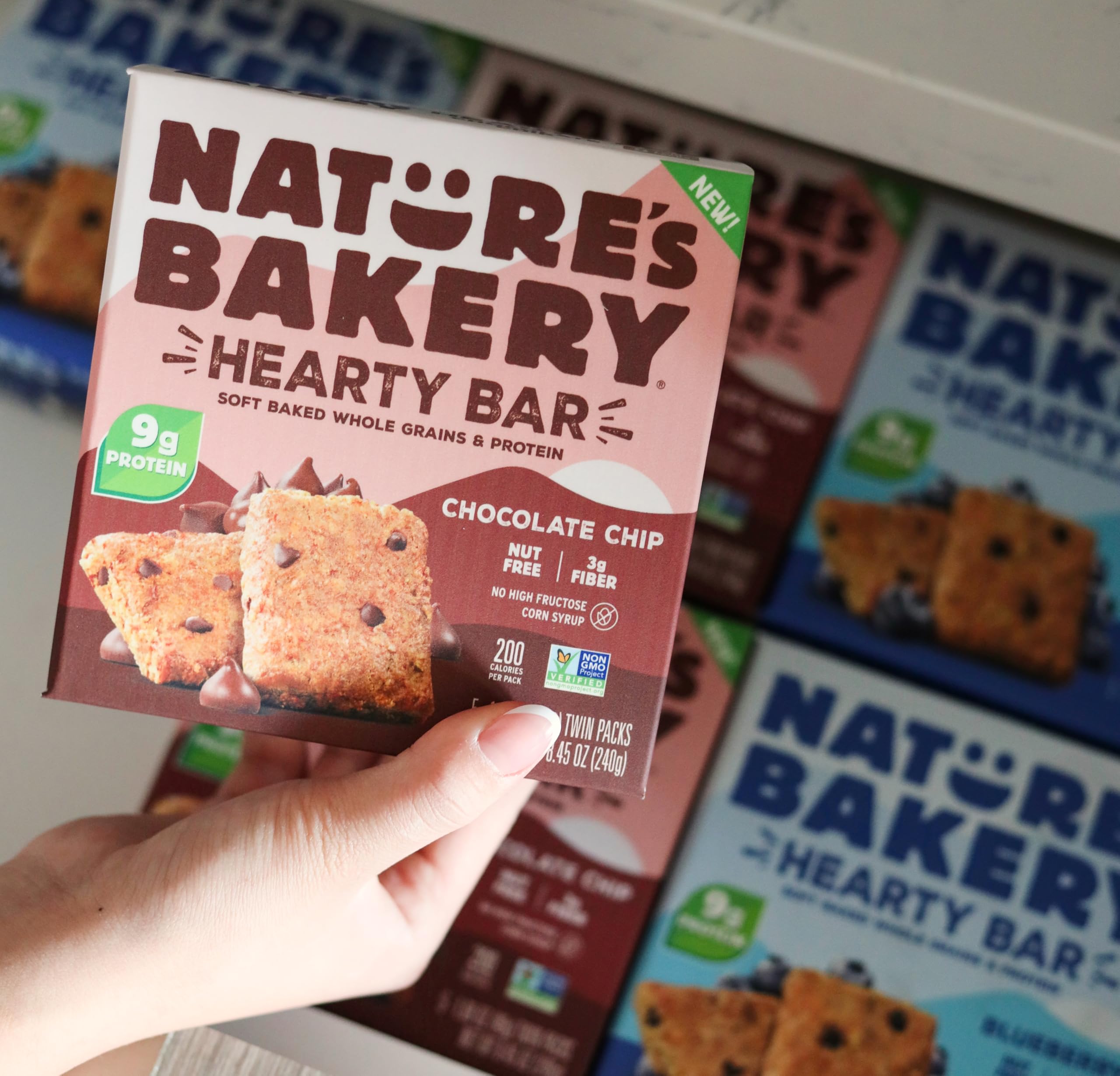 Nature's Bakery Hearty Bars Chocolate Chip Non-GMO Project Verified