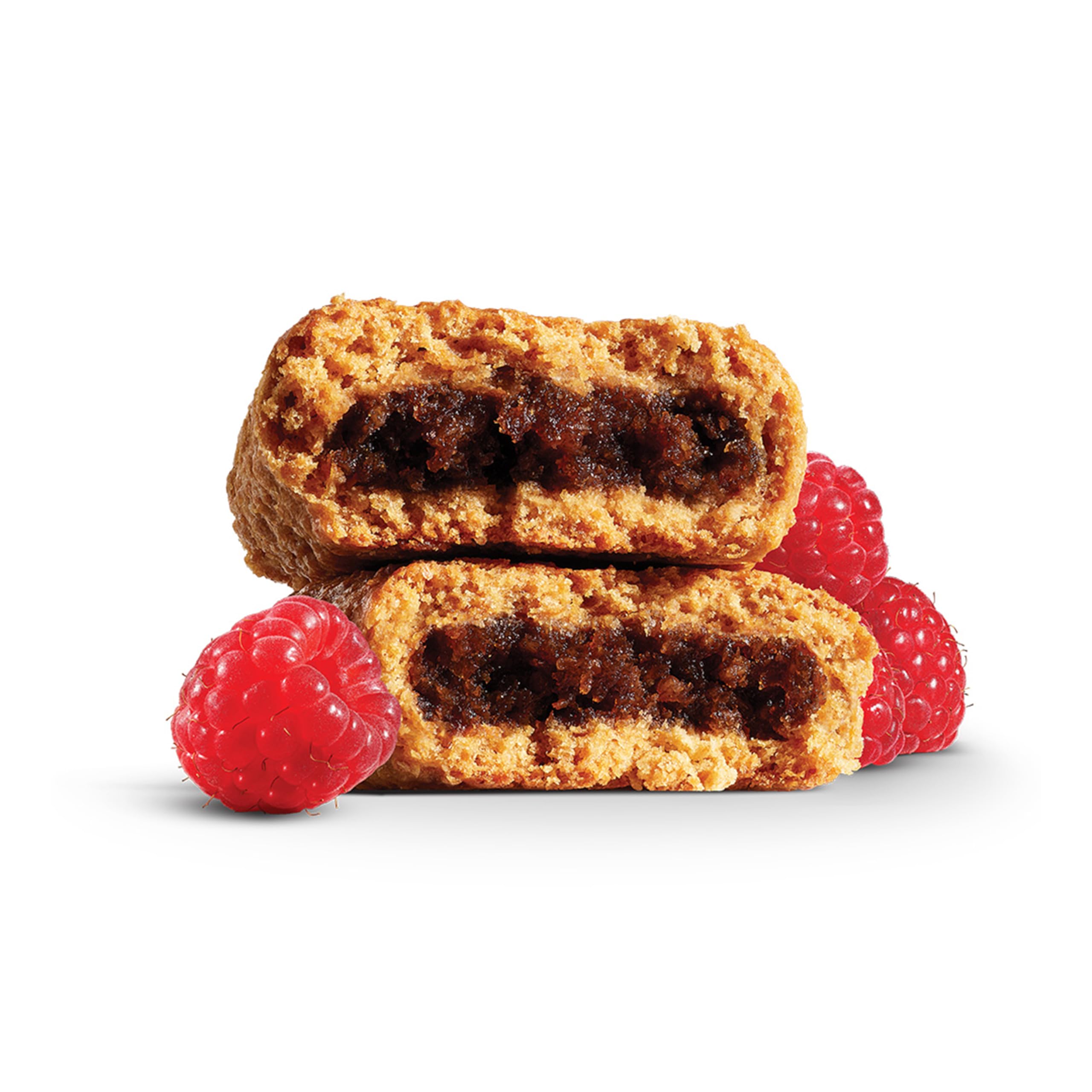 Kids lunchbox snack with raspberry filling and wholesome wheat