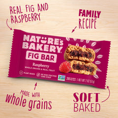 Nature’s Bakery nut-free facility badge on packaging for allergen-conscious families