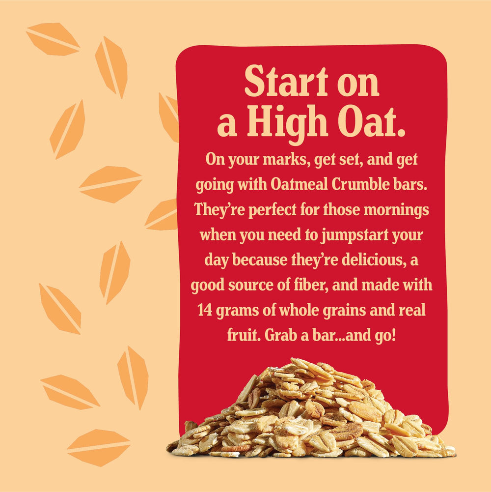 Nature's Bakery Oatmeal Crumble Bar Strawberry breakfast option for busy mornings.