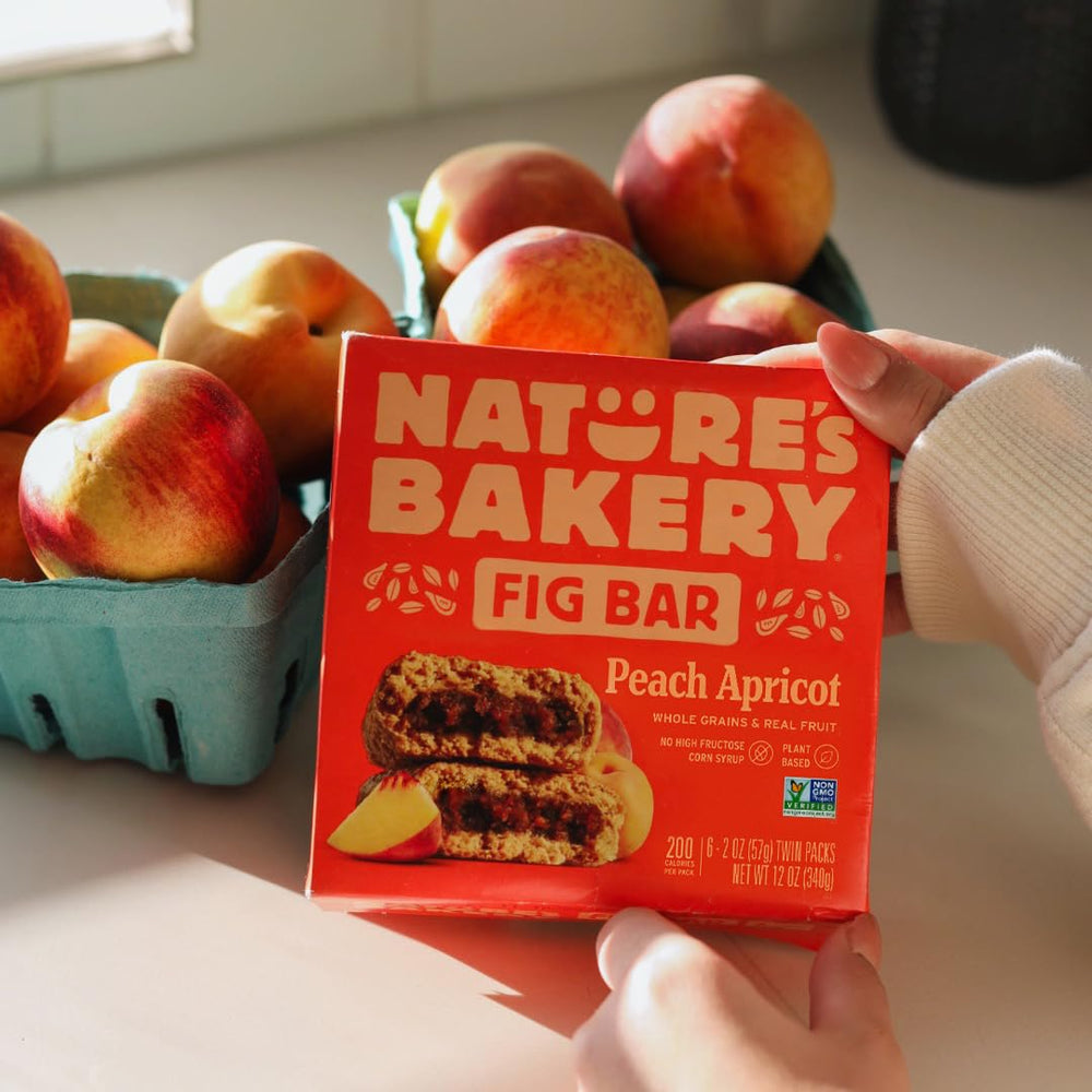 Nature's Bakery Peach Apricot Fig Bars kid-friendly snack for lunches