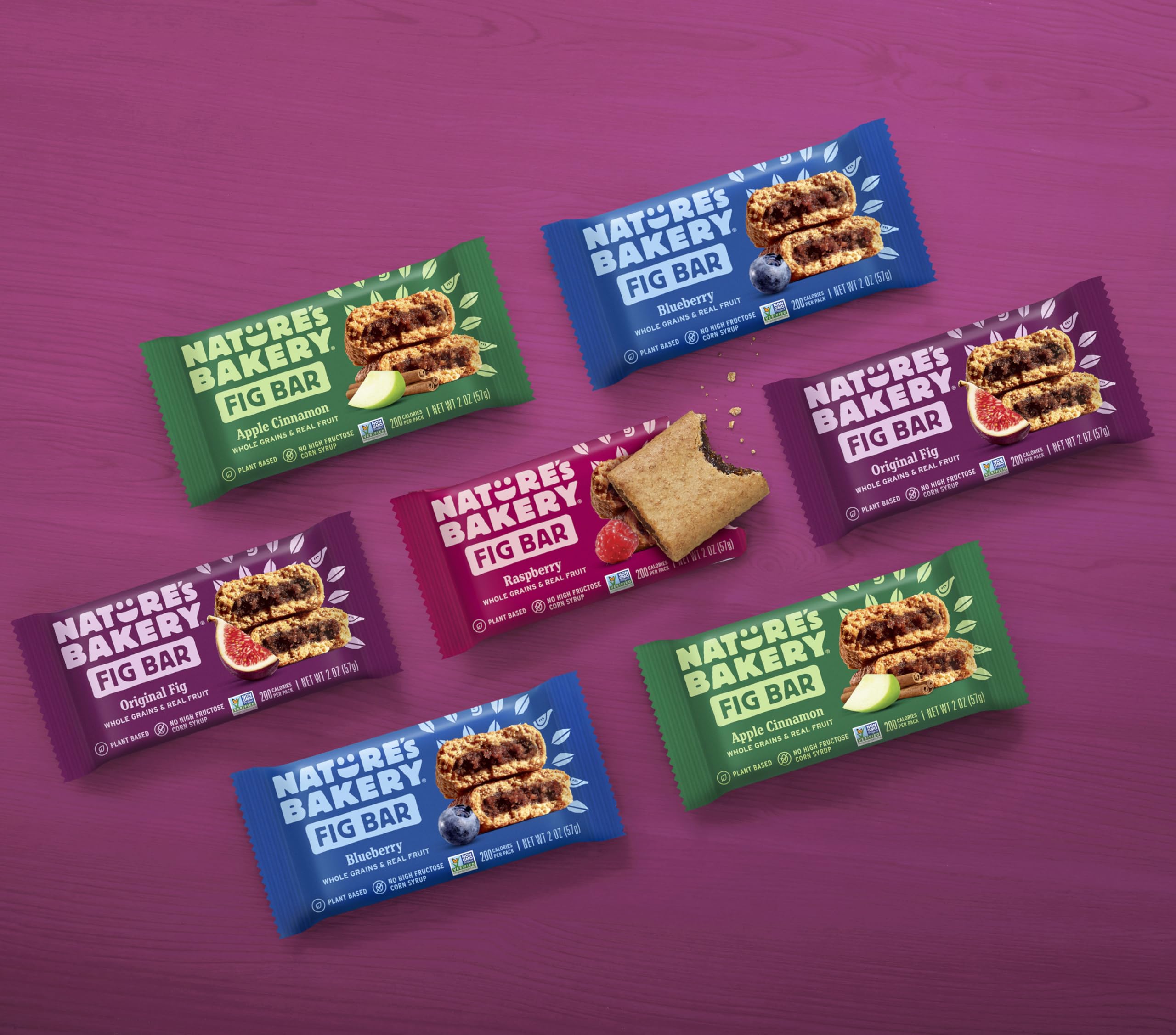 Nature's Bakery real fig filling close-up emphasizing natural ingredients.