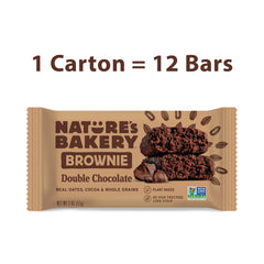 Nature's Bakery Real Fruit fig bar close-up shows wholesome ingredients.