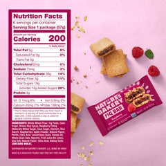 Soft-baked fig bars close-up highlighting real raspberries and figs