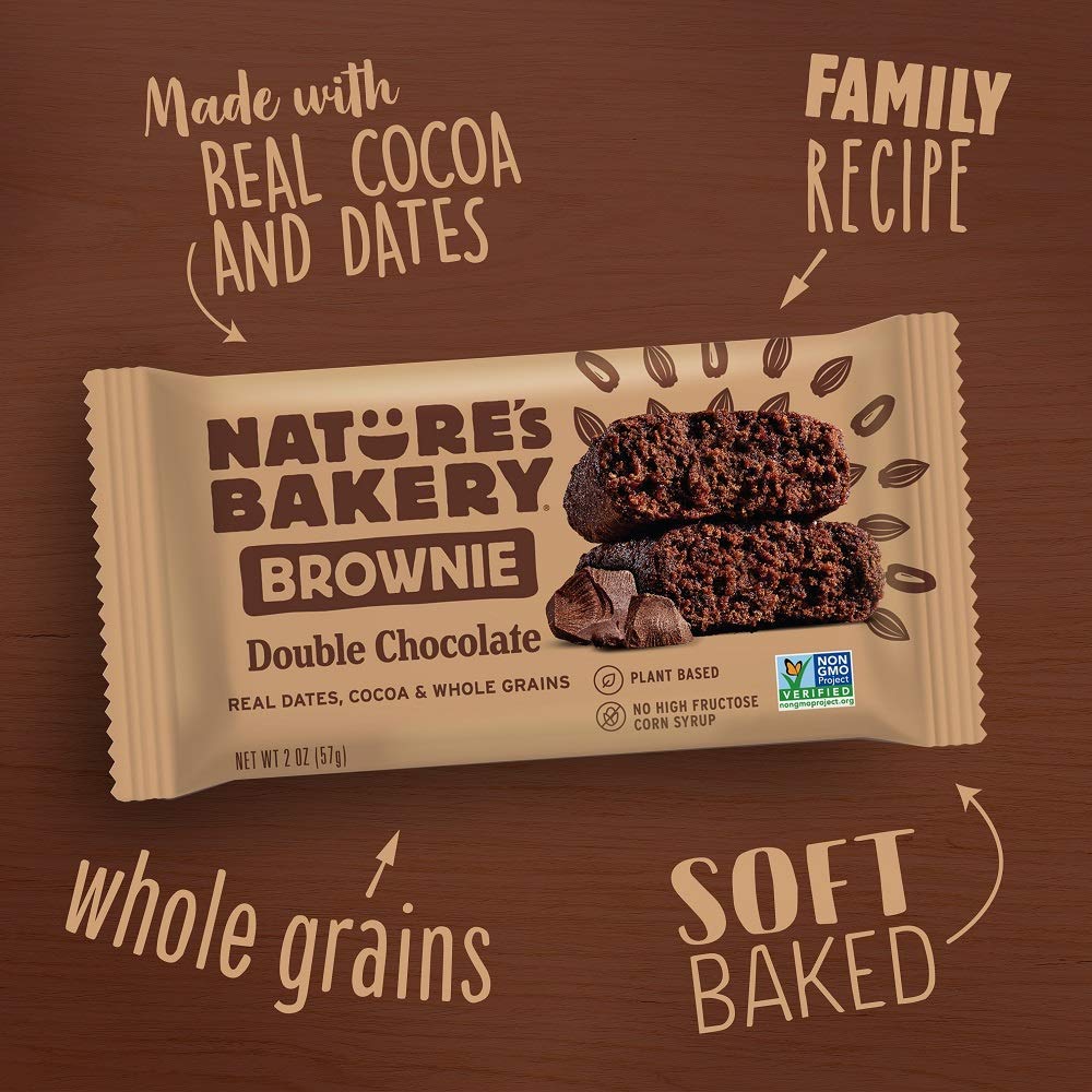 Nature's Bakery Twin-pack 12-box display emphasizes convenient portions.