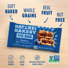 Nature's Bakery Vegan and Non-GMO bars for plant-based snacking.