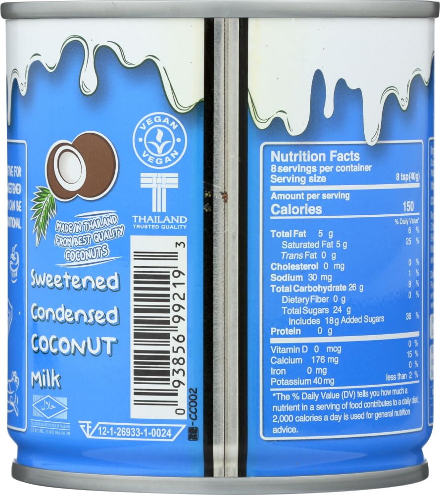 Nature's Charm coconut milk condensed can ideal for baking, adding creamy richness to treats.
