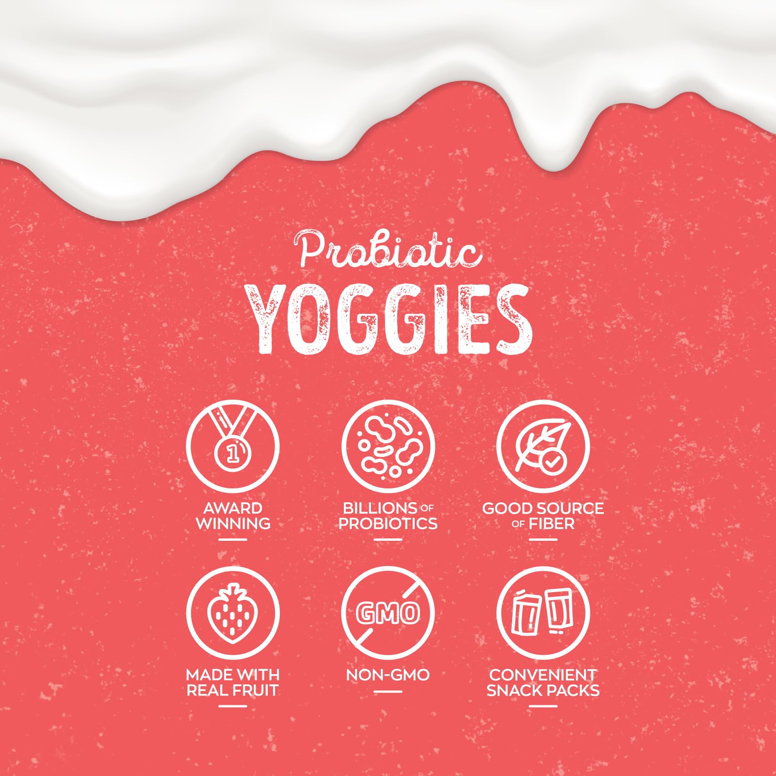 Nature's Garden Probiotic Strawberry Yoggies probiotic cultures for convenient wellness moments
