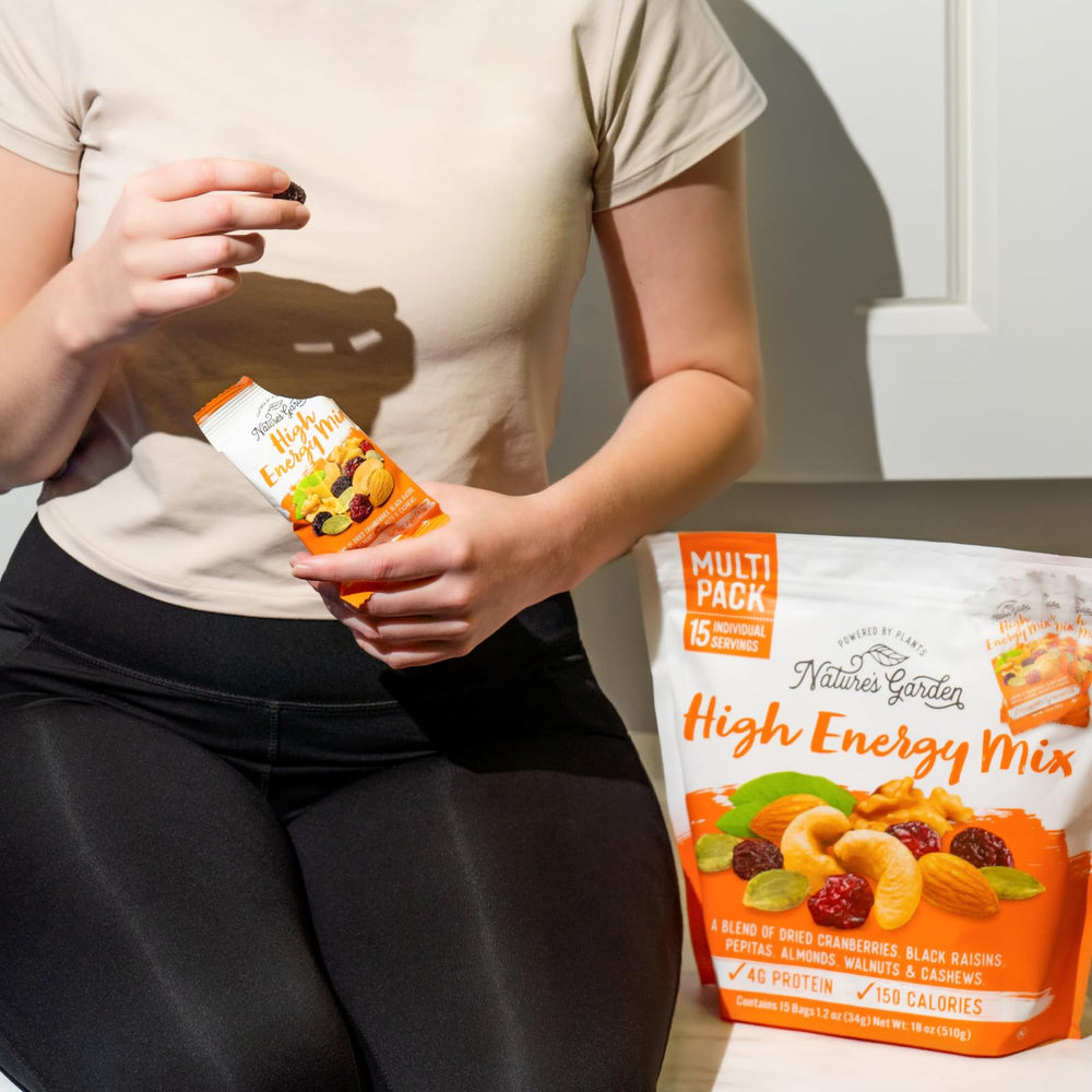 Nature's Garden High Energy Mix raisins add natural sweetness for balance