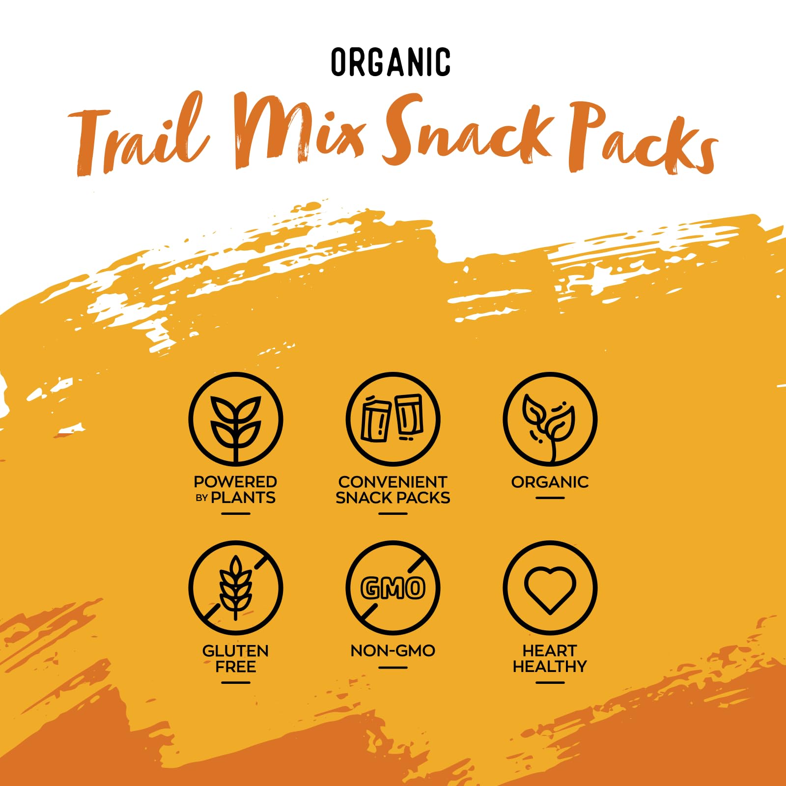 Nature's Garden Organic Trail Mix Snack Pack individual packets for convenient on-the-go portions.