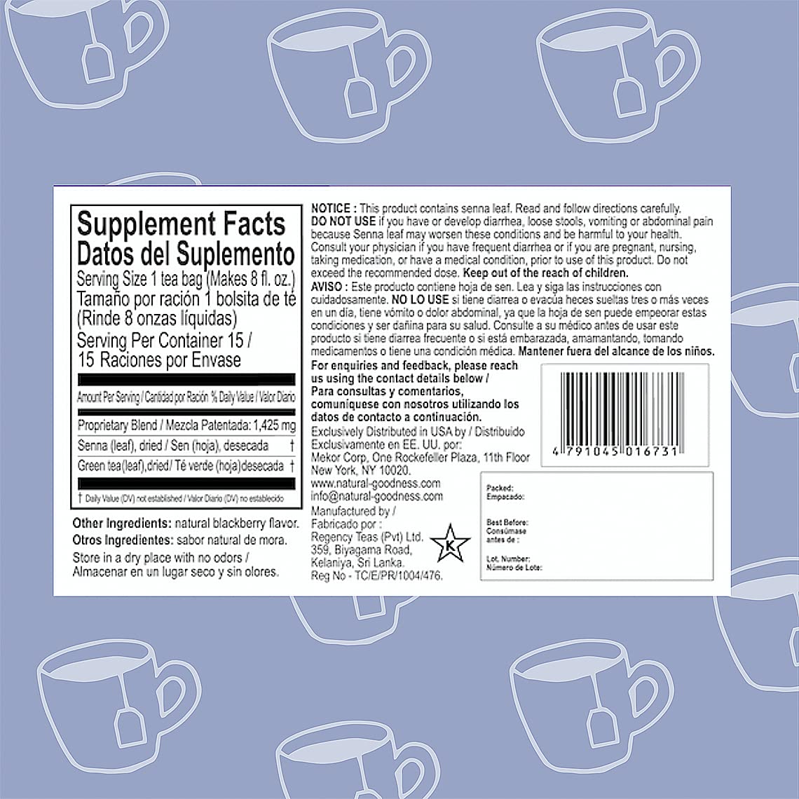 Loveeta Tea bags setup highlighting convenient, GMO-free weight-conscious beverage option.