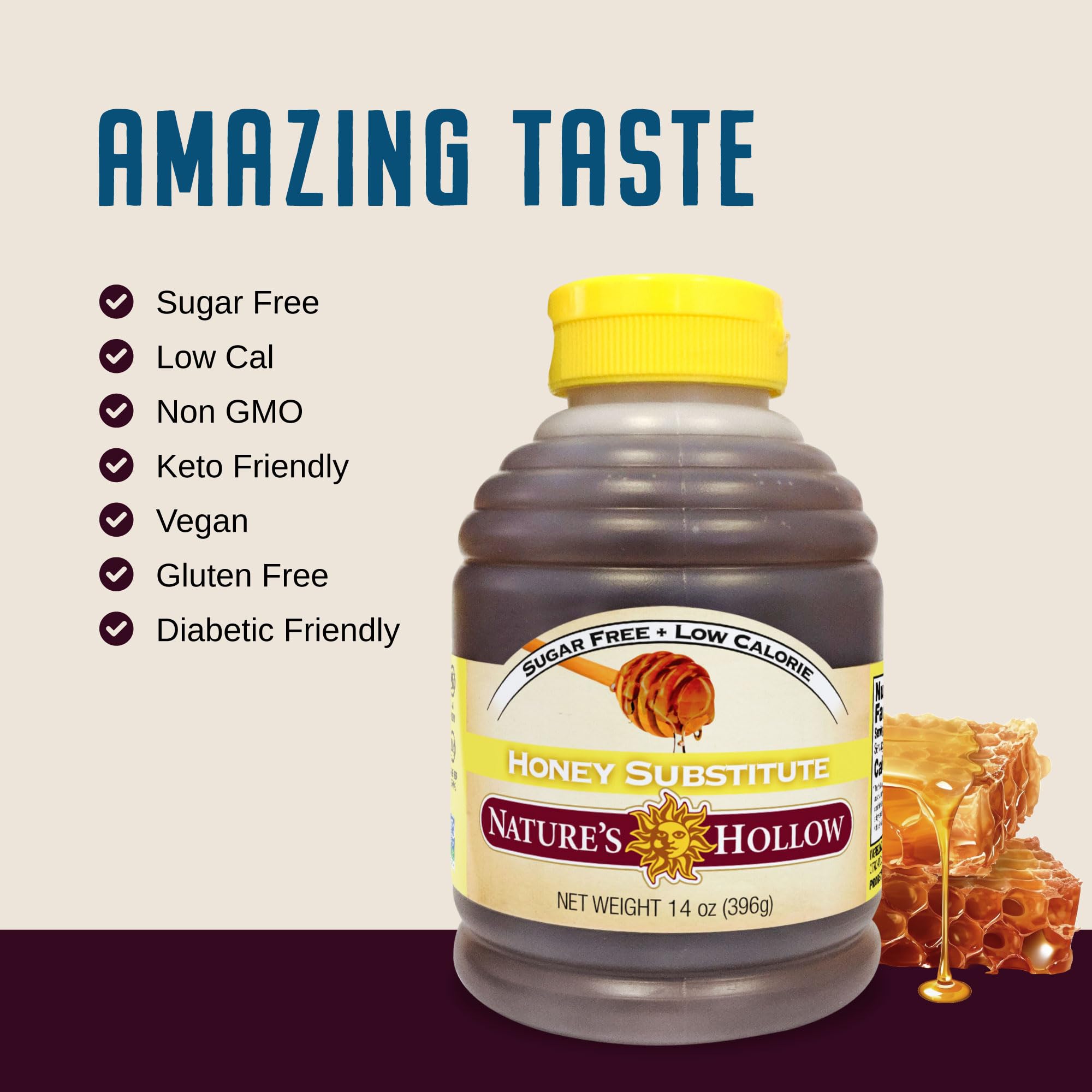 Nature's Hollow gluten-free vegan honey substitute for versatile cooking