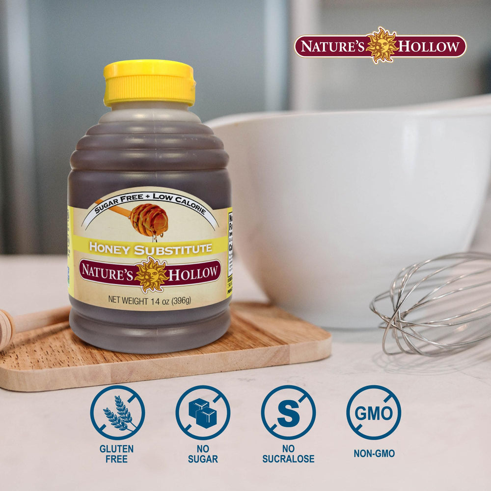 Nature's Hollow keto friendly sugar-free honey substitute in beverages