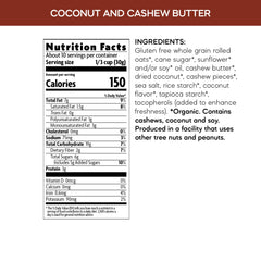 Closeup of coconut chunks and cashews adding tropical crunch