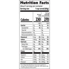 Nature's Path Flax Plus Maple Pecan Crunch cereal bowl with milk highlights a crunchy, maple-sweetened start.