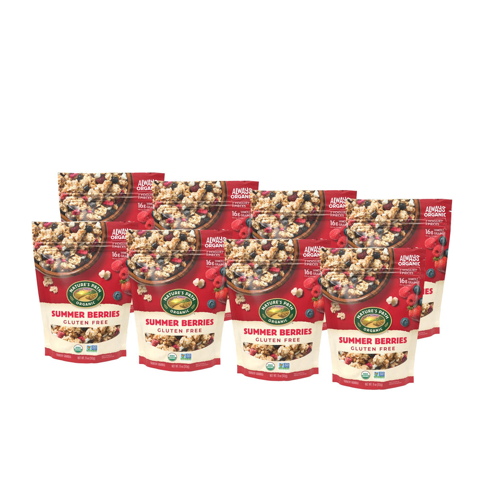 Nature's Path freeze-dried strawberries add brightness and texture in every bite