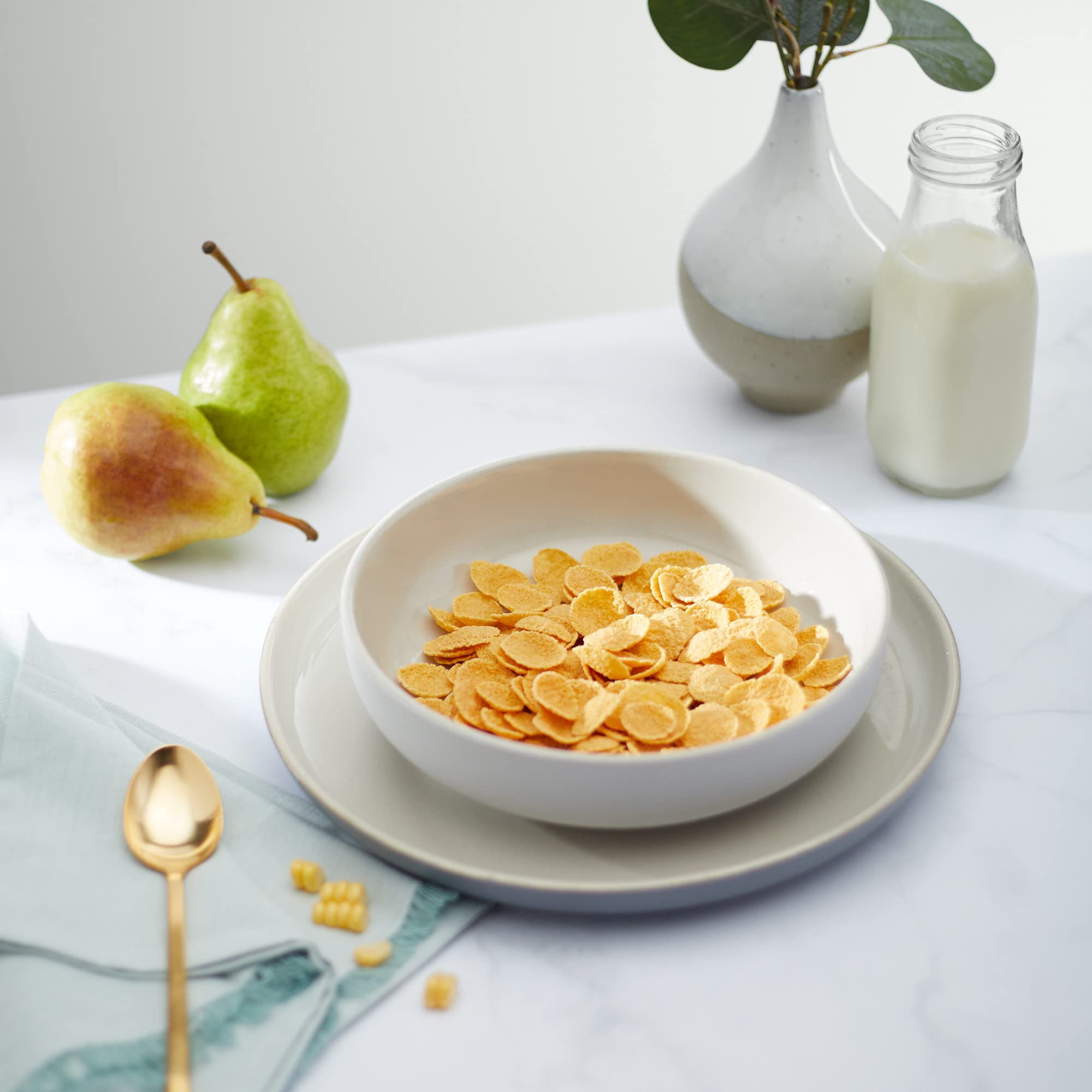Eco Pac packaging by Nature's Path Fruit Juice Corn Flakes reduces waste