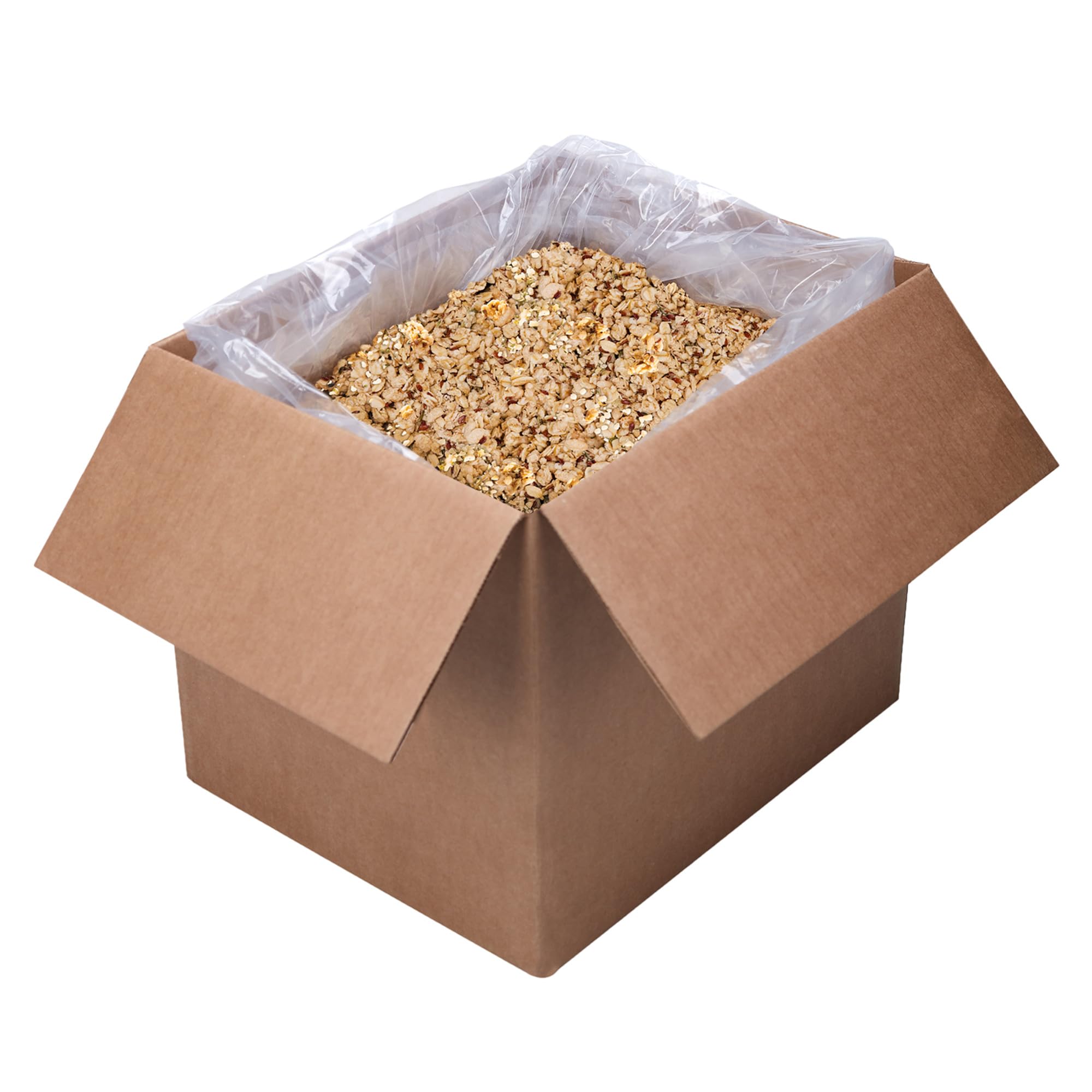 Nature's Path Hemp Hearts Granola clusters in a bowl for a crunchy breakfast bite