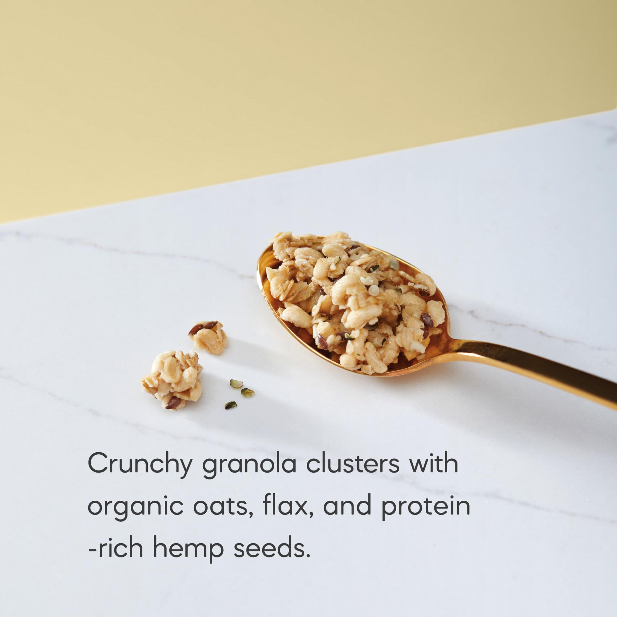 Flax seeds contribute ALA omega-3 to Nature's Path granola