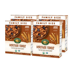Nature's Path Heritage Flakes ancient grains blend for fiber-rich mornings