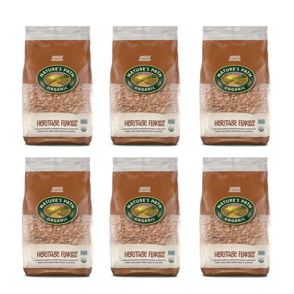 Six bags of Heritage Flakes in a single pack for value