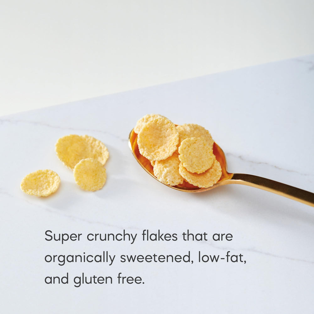 Nature's Path Honey'D Corn Flakes ingredients highlight four simple whole-food ingredients.