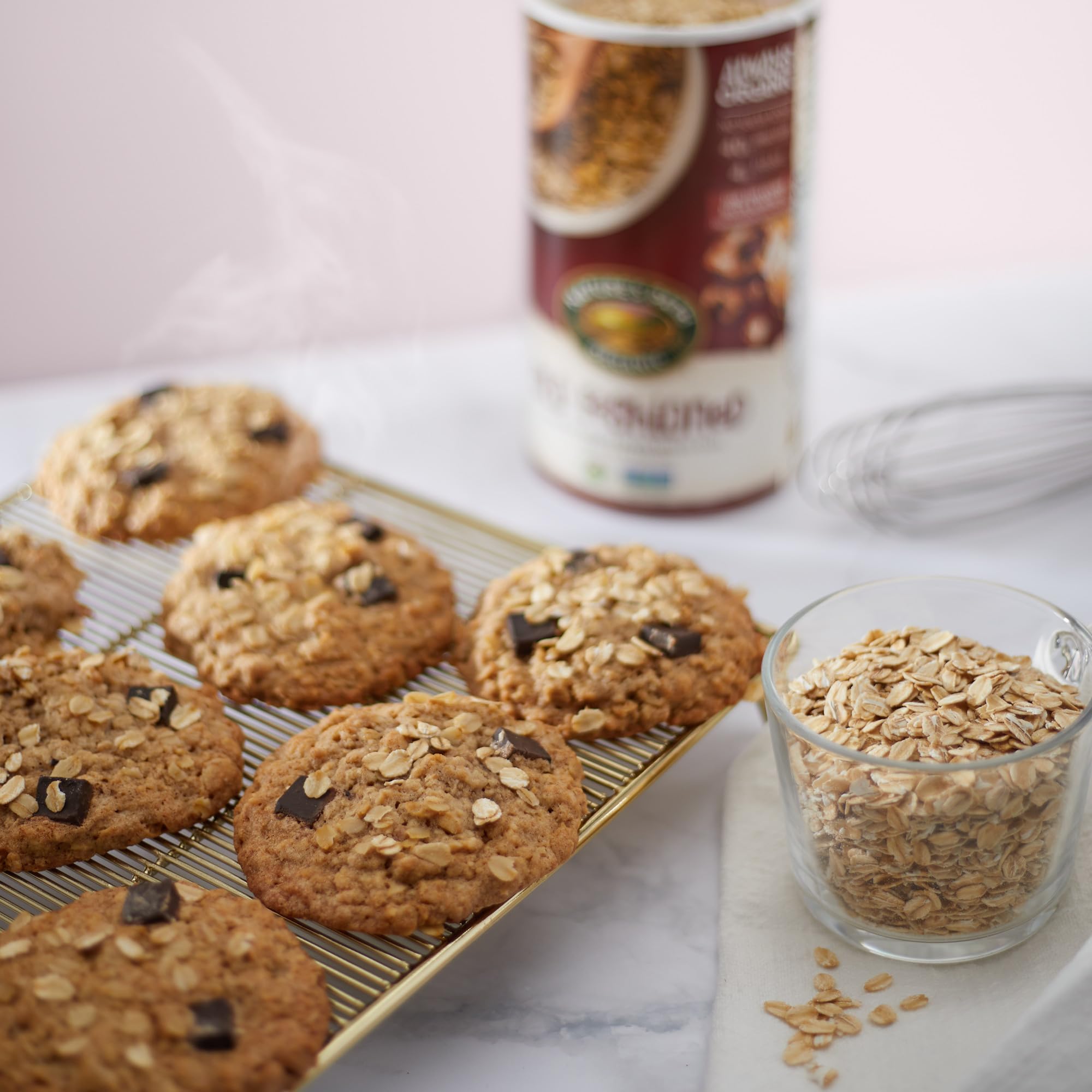 Nature's Path Old Fashioned Oats baking ideas image suggesting cookies and muffins