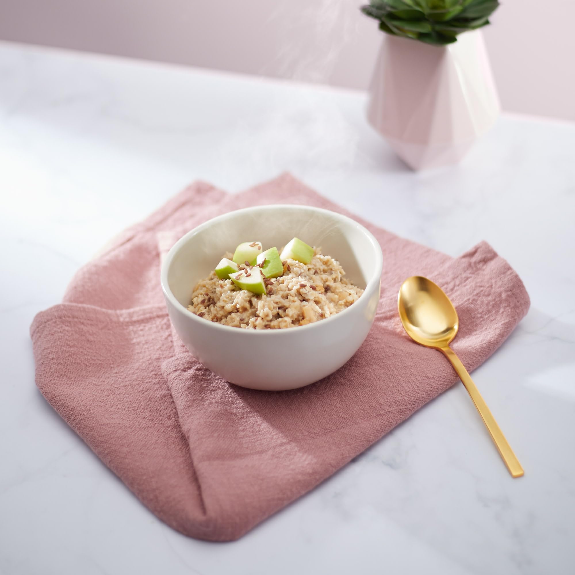 Nature's Path organic brown sugar lightly sweetens the oats.