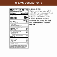 Nature's Path Qi'a oats packaging showing six boxes in the pack.