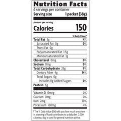 Qi'a ingredients close-up highlights buckwheat, chia and hemp for plant-based protein.