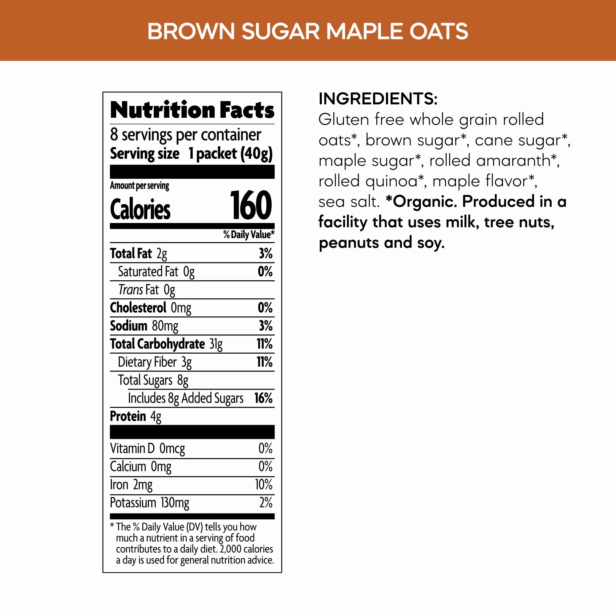 Nature's Path ready-to-eat oatmeal bowl, convenient snack any time.