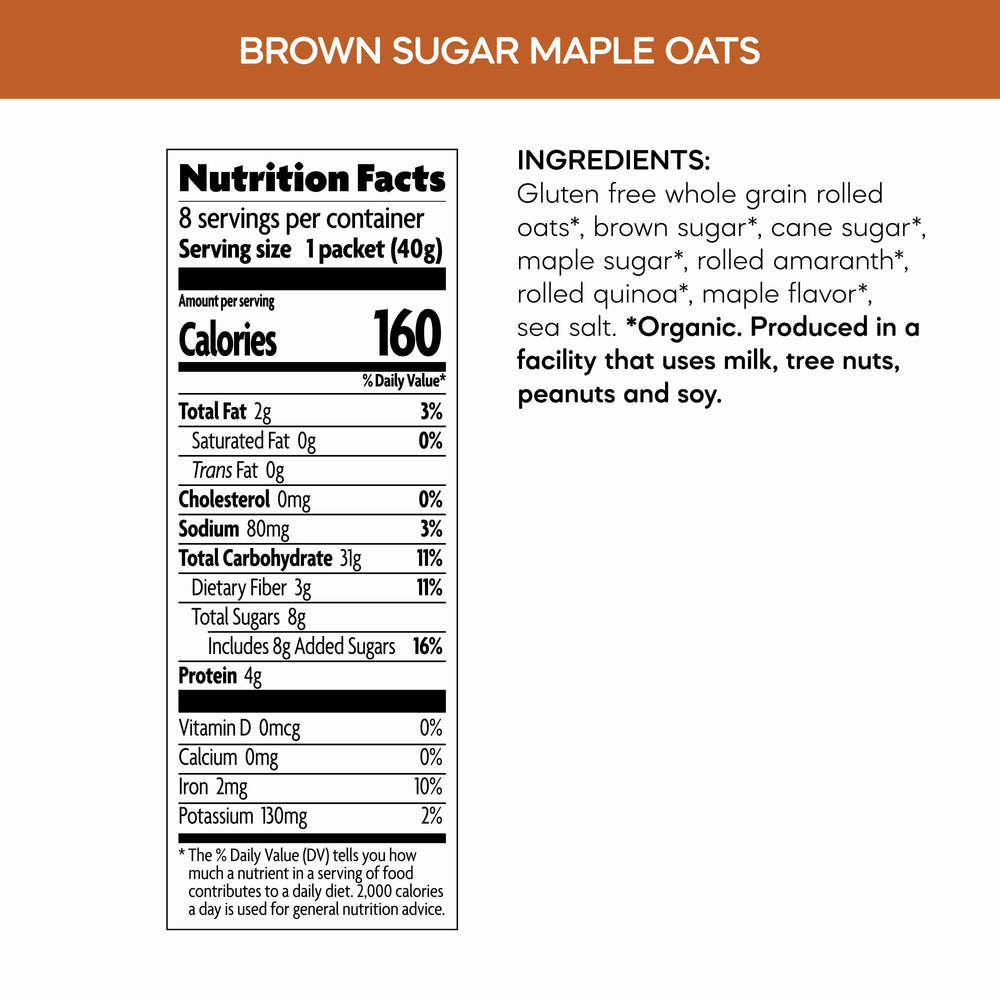 Nature's Path ready-to-eat oatmeal bowl, convenient snack any time.