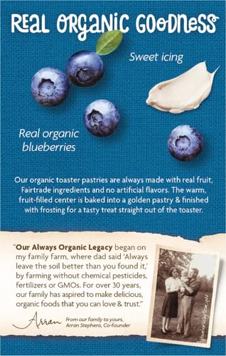 Nature's Path Buncha Blueberries pastries served as a quick snack for camping or commute
