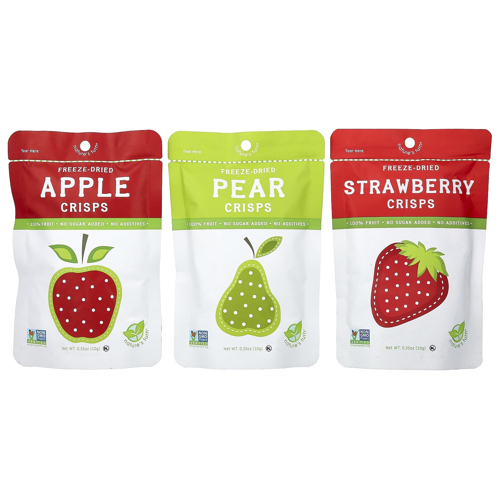 15-pack Nature's Turn snacks for lunchboxes and on-the-go, paleo-friendly treat.