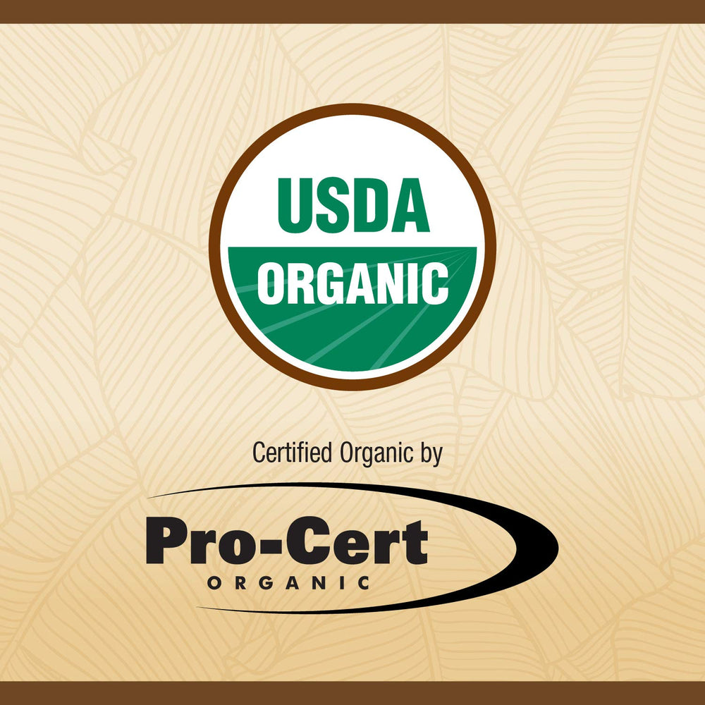 Nature's Way coconut oil label close-up highlights organic, non-GMO certification.