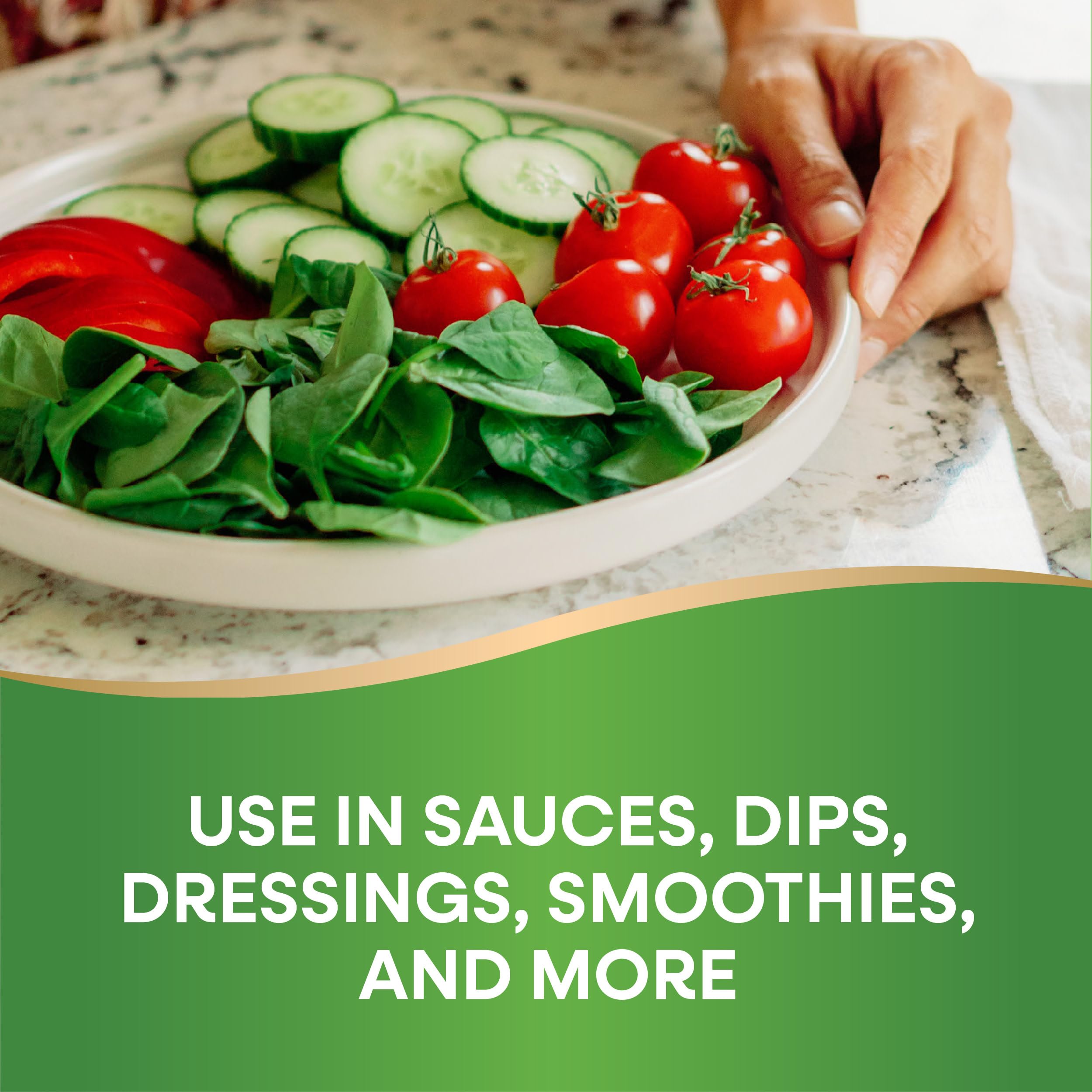 Nature's Way Liquid Coconut Oil blends into batters for moist baked goods.
