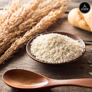 Naturevibe Botanicals bulk 5 lb brown rice flour for families and meal prep.