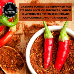 Naturevibe Botanicals Cayenne Powder resealable bag keeps spice potent and ready.