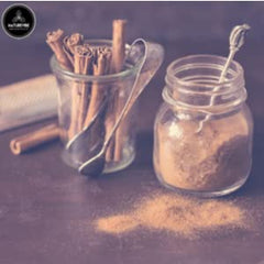 Naturevibe Botanicals ground Ceylon cinnamon powder bottle adds warm aroma to recipes