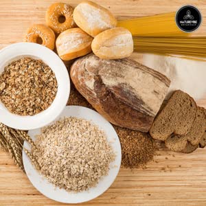 Naturevibe Botanicals non-GMO brown rice flour with rich, nutty aroma.