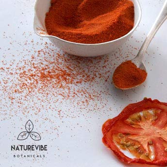 Close-up of Naturevibe Botanicals Tomato Powder texture for versatile seasoning